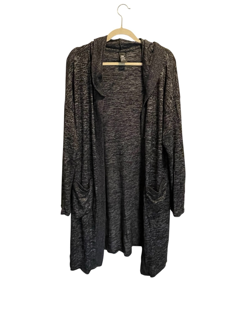 Lidly solid hooded cardigan